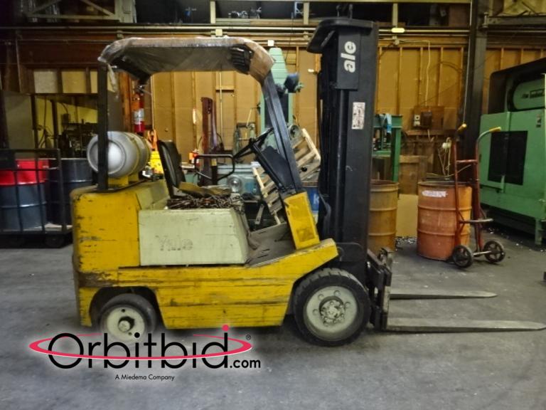 Orbitbid.com® | (1) Yale, model GLC050RCJUAE083, 5000... yale forklift wiring diagram model glc050 rgn ua082 