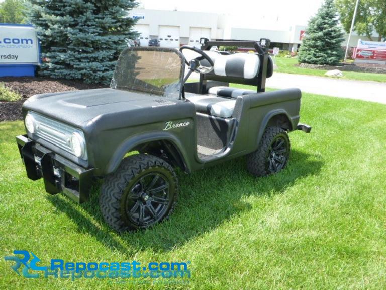 Repocast.com®  Custom Ford Bronco Golf Cart