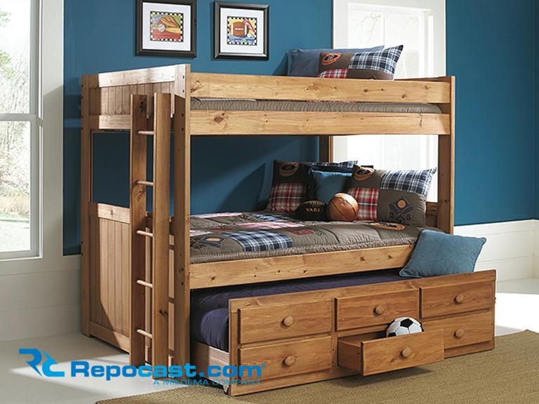 full size bunk bed with trundle