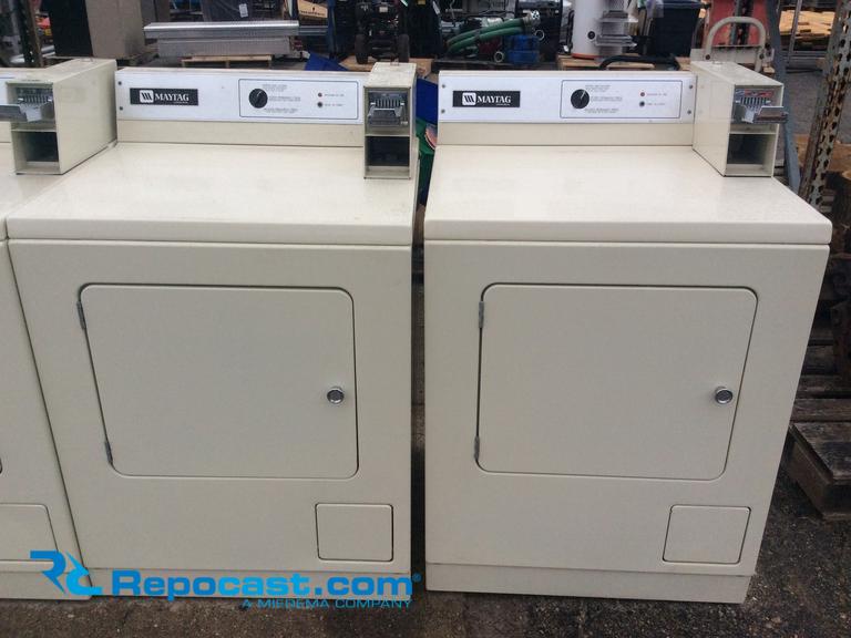 Lot of (2) Maytag commercial dryers,...