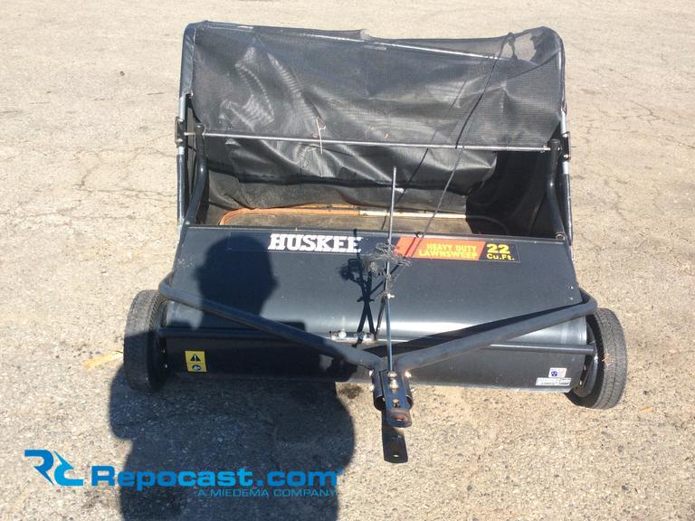 Huskee 48" wide lawn sweeper, holds 22...