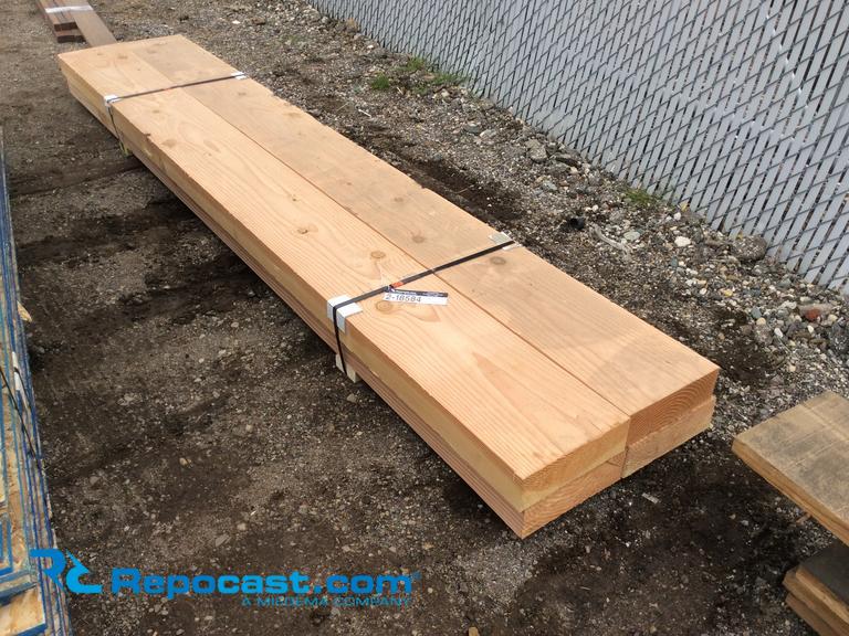 Repocast.com® | Lot of (4) Douglas Fir boards, 4"X11"x10'