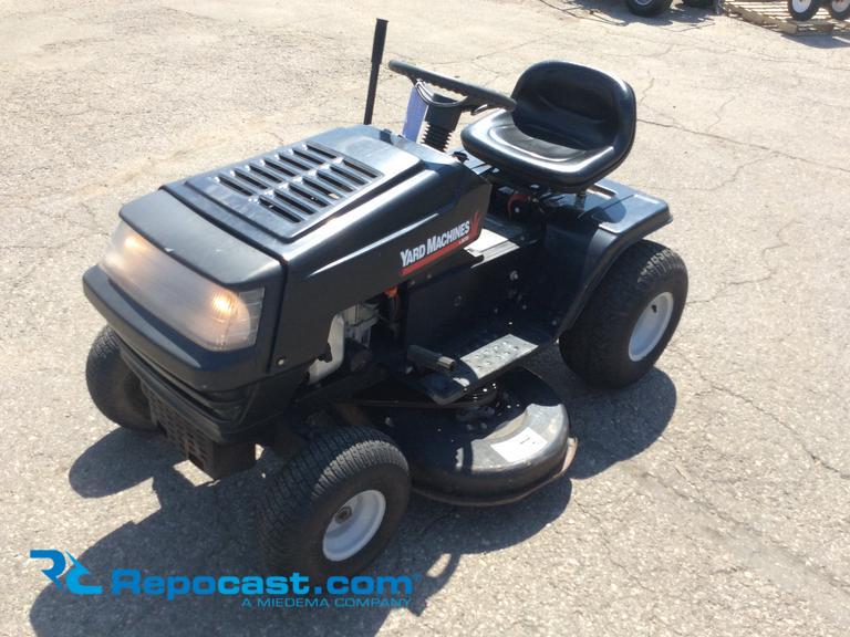 Old yard machine riding mower sale