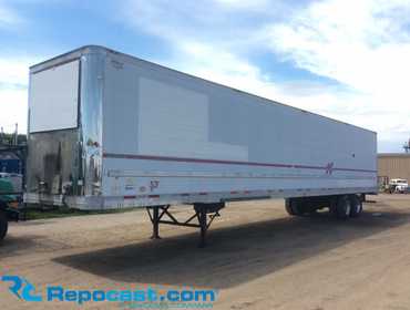 Insulated dry discount van trailer