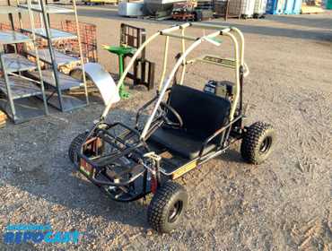 Black widow go hot sale kart for sale