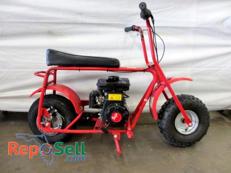 Baja 97cc gas motor bike started, r...