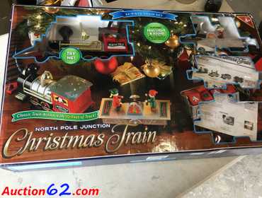 north pole junction christmas train 34 piece