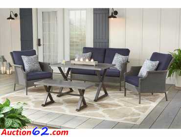 Auction62 Hampton Bay Grayson Outdoor Patio Set