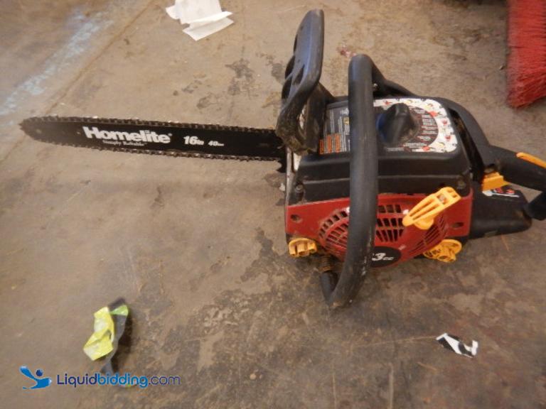 LiquidBidding Homelite 16' 33CC Chainsaw. SN...