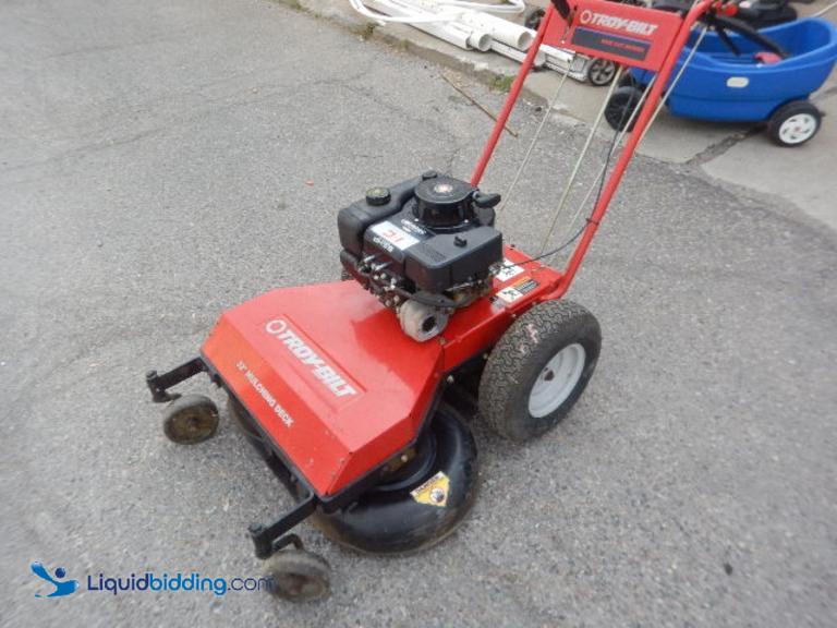 Troy bilt wide cut mower new arrivals