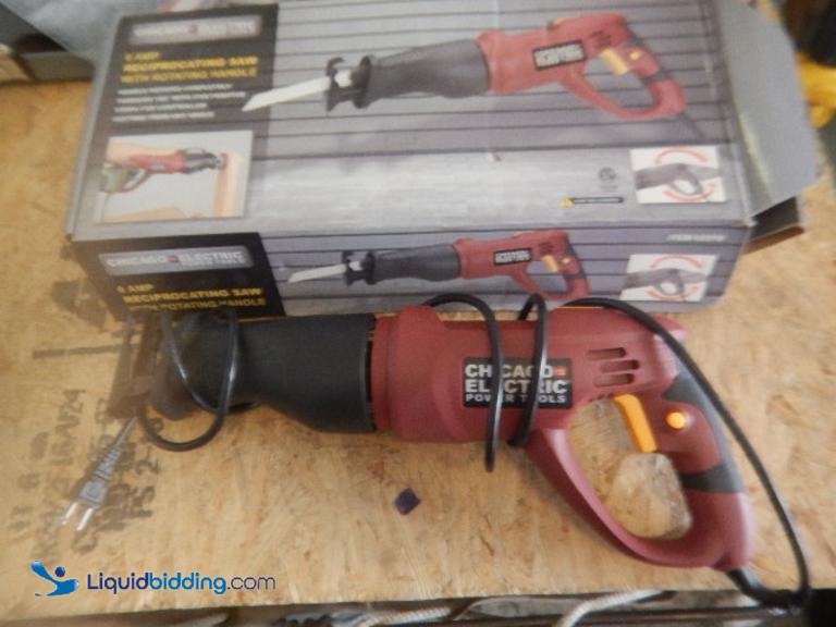 LiquidBidding Chicago electric reciprocating saw,...
