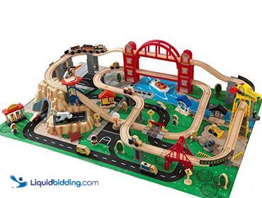 LiquidBidding KidKraft Metropolis Train Set with