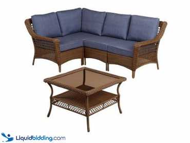 Liquidbidding Hampton Bay Spring Haven Wicker Patio