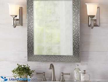 Liquidbidding Fog Free Metallic Brushed Nickel