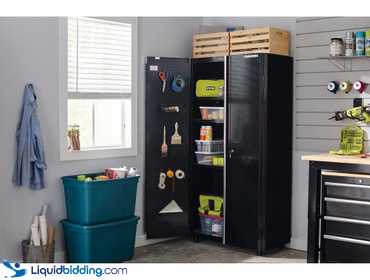 Liquidbidding Husky 72 Steel Tall Garage Cabinet