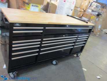 Liquidbidding Husky Rolling Workbench And Tool