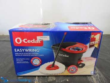 Liquidbidding O Cedar Easy Wring Spin Mop Bucket