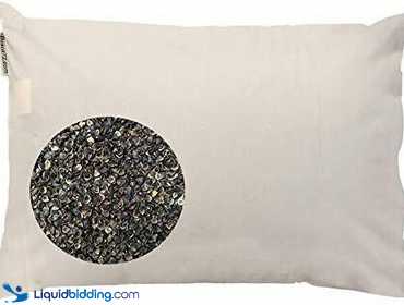 Beans72 Organic Buckwheat Pillow - Twin/Standard Size (20 X 26 Inches) Made In USA