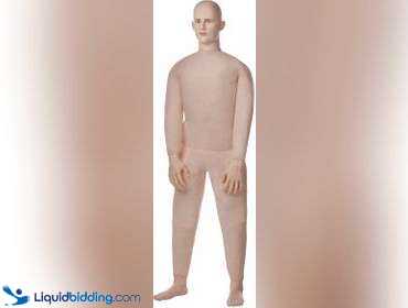 Life-Size Halloween Stuffed Dummy Prop – 5.25 FT Posable Mannequin For Haunted House & Cosplay