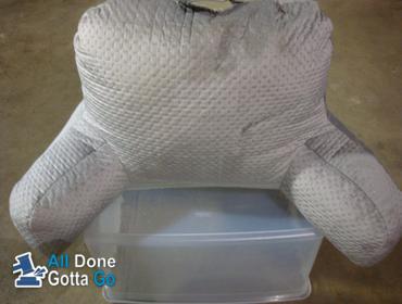 All Done Gotta Go Plush Bedrest Backrest Pillow