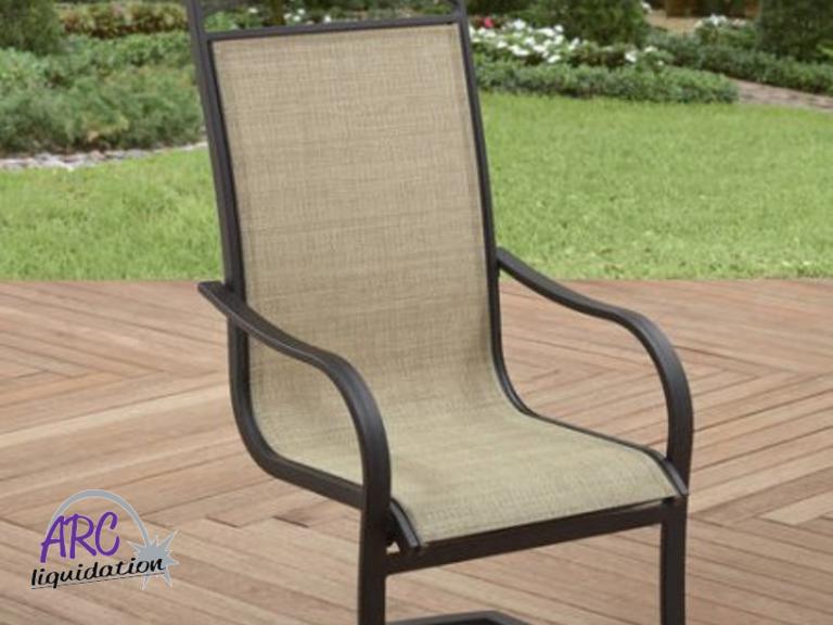 Sling back best sale patio chair