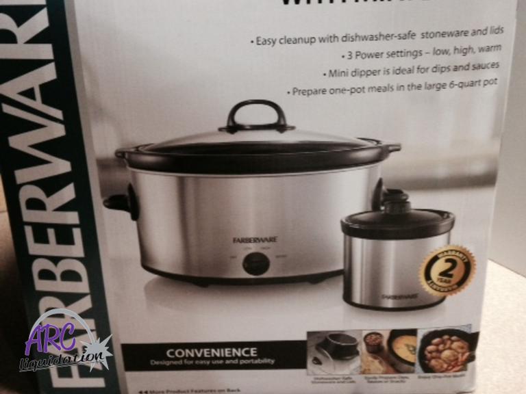 Arc Liquidation Group  Farberware 6 Qt. Slow Cooker