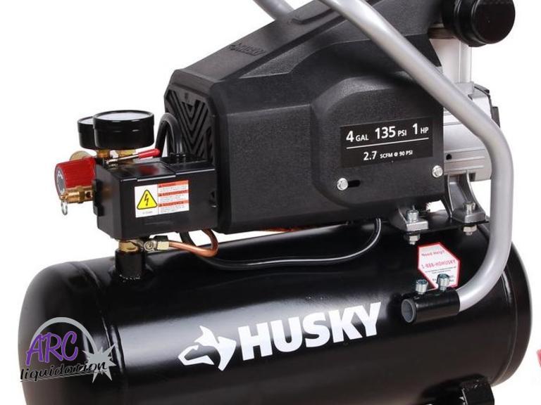 Husky oil deals free air compressor