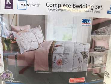 Mainstays paris bedding online