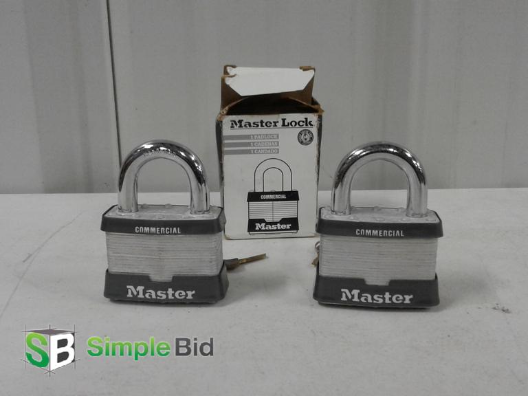 SimpleBid Inc. Lot of (2) Commercial Master Lock...