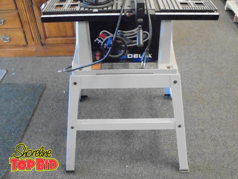 Shoreline Top Bid Delta Shopmaster Table Saw10” Saw...