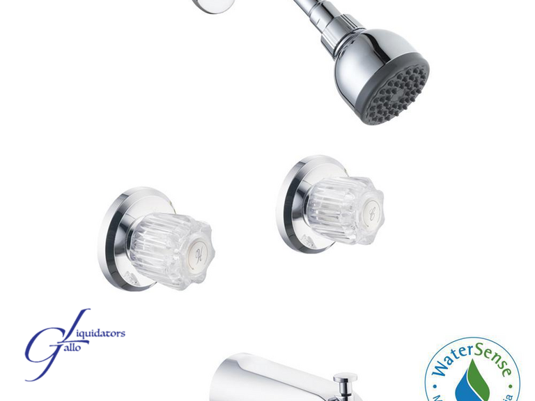 Gallo Liquidators Glacier Bay Aragon Watersense 2 Handle 1 Spray