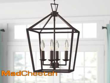 carmen 4 light lantern