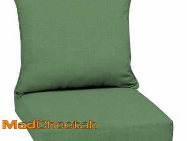 Dark green patio discount cushions