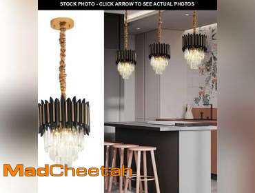 MadCheetah Ugly egg 20 Chandelier Crystal Black