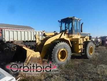 1996 CAT 950 F Series 2 Wheel Loader with EROPS 4 cubic yard bucket, 23.5R25 tires, load-rite pro...