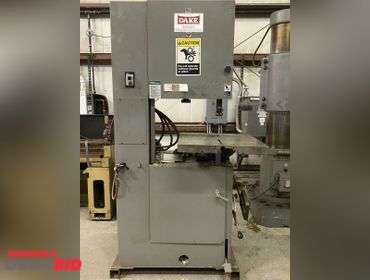 (1) Dake "Parma Trademaster" industrial band saw, S/N 299599, with a 24" x 24" adjustable tilt...