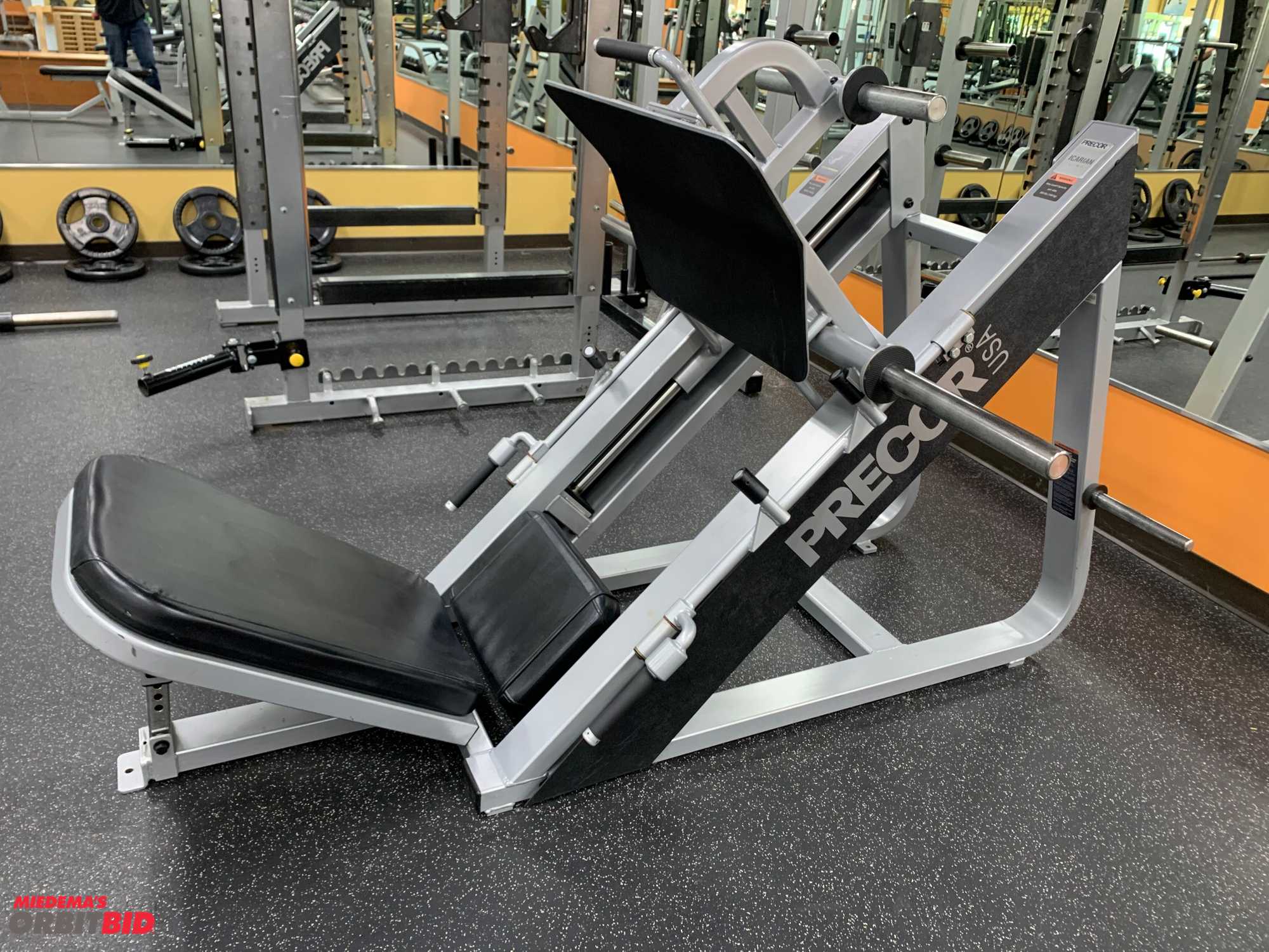 Precor icarian 601 45 degree plate loaded linear leg press sale