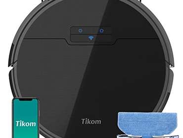 Tikom Robot Vacuum and Mop, G8000 Robot Vacuum Cleaner, 2700Pa Strong Suction, Self-Charging,...