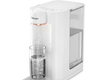 Sekaer Instant Hot Water Dispenser, 3L/106 Oz Electric Tea Kettle, Large Water Boiler Maker, 3s...