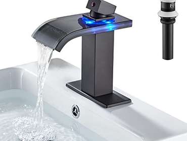 Bid Llama | LOOPAN LED Bathroom Sink Faucet 1 Hole...