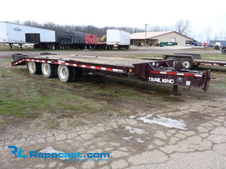2001 Trail King TK50 21' L Dual Triaxle Tag Trailer  1TKC026351B105223