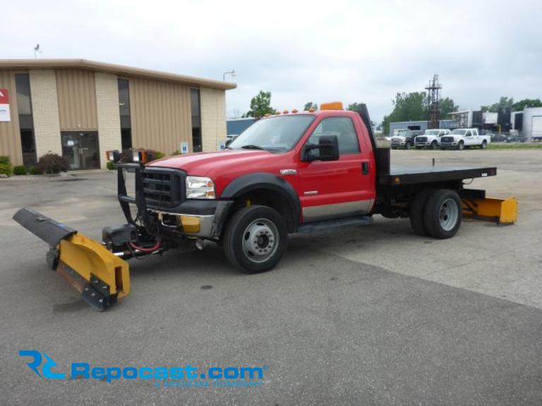 2007 Ford F450 Flatbed Plow Truck