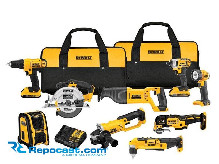 New DEWALT 20-Volt MAX Lithium-Ion Cordless Combo Kit (9-Tool) Mod#DCK940D2