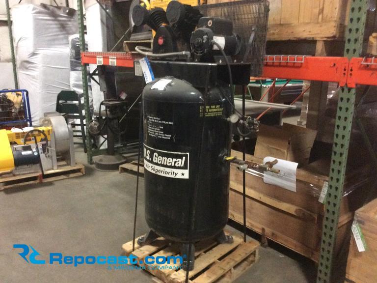 U.S. General 80 gallon air compressor...