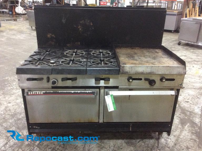 Garland Six Burner Stove with Griddle