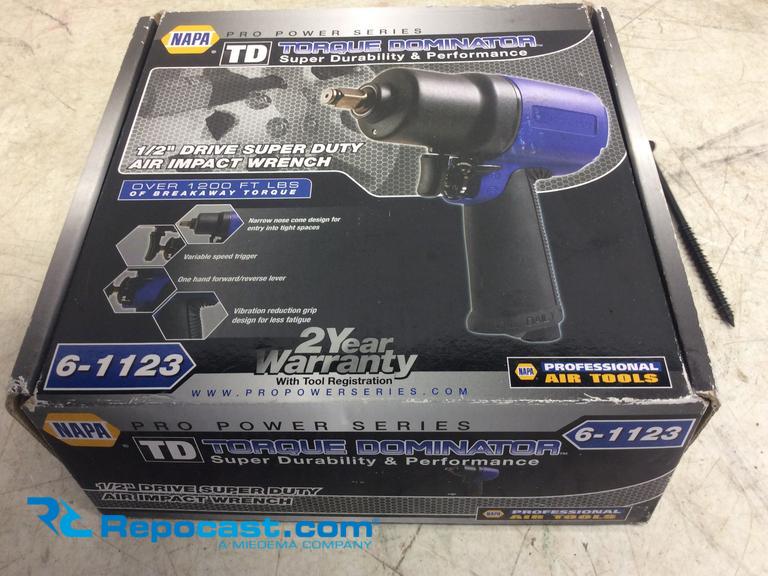 New NAPA 1/2" air impact wrench torque...