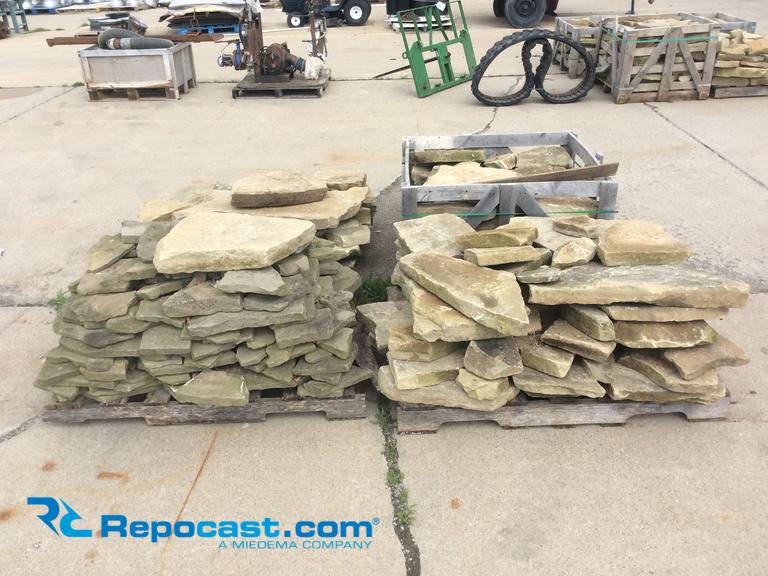 Lot of (4) Pallets of Limestone Patio...