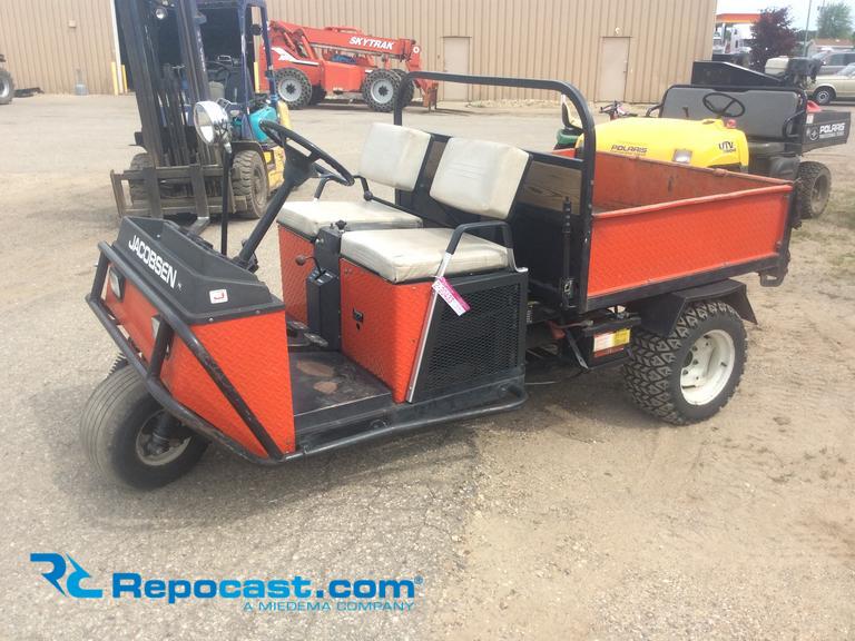 Jacobsen Textron Model 2315 3-wheel Utility Vehicle, S/N: 84016-2105, 767 metered hours, Kubota...