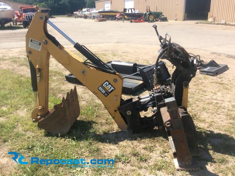 CAT BH30 backhoe skid steer quick...