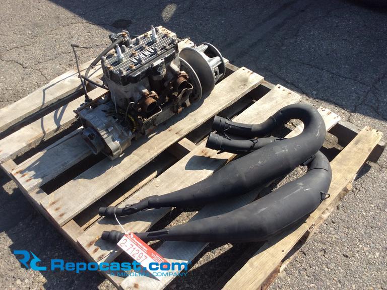 Vintage Yamaha snowmobile motor from...